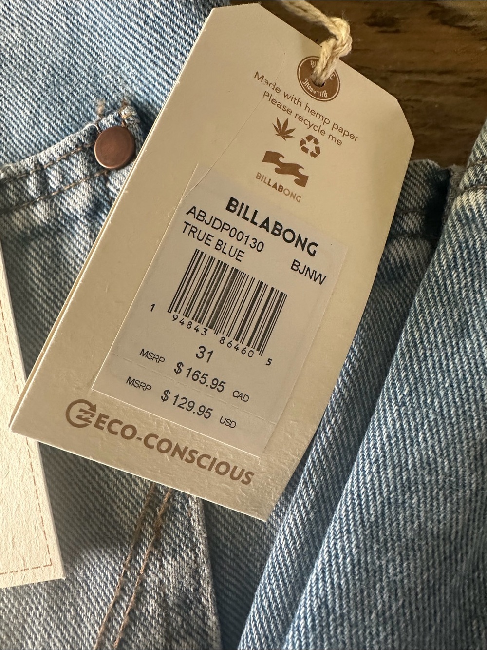 Billabong x Wrangler Light Wash Women’s Jeans with Patch Detail - Picture 6 of 6